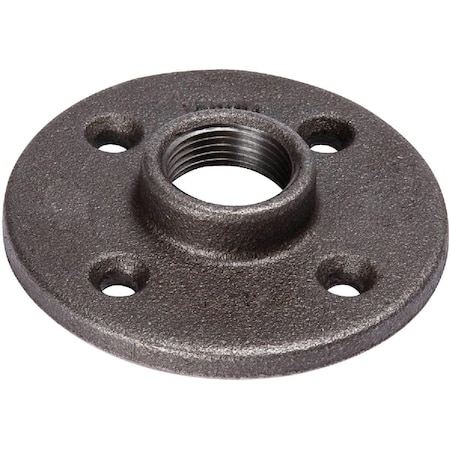 Southland 2 In. x 5-1/8 In. Black Iron Floor Flange 521-608BG